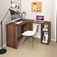 Corner Computer Desk L-Shaped Home Office Workstation